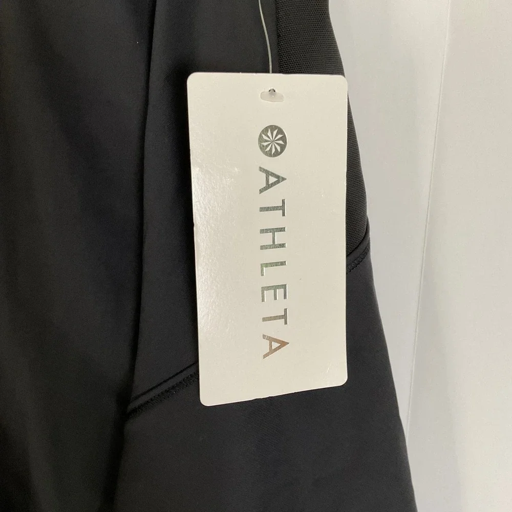 Athleta Match Point Skort Black Women Medium 487498 Athletic Tennis Golf Skirt - Picture 3 of 11